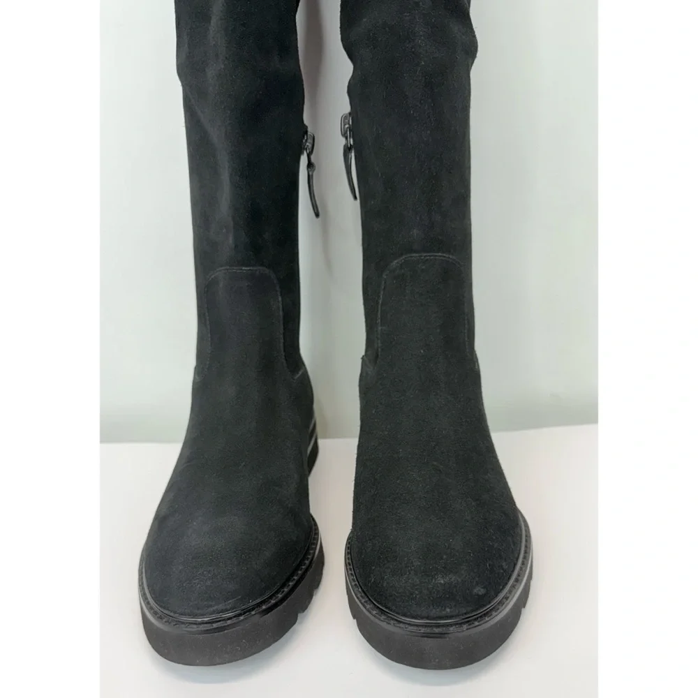 New Stuart Weitzman Chicago Suede Over The Knee Boots Sz US 7